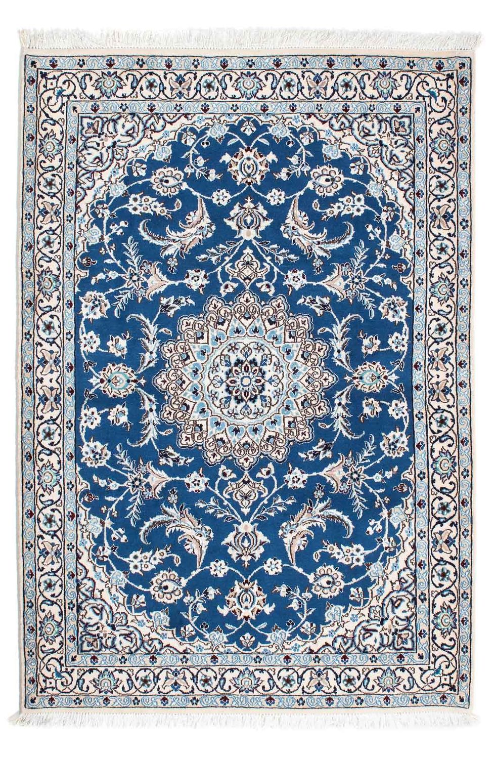 Persisk tæppe - Nain - Royal - 172 x 115 cm - blå