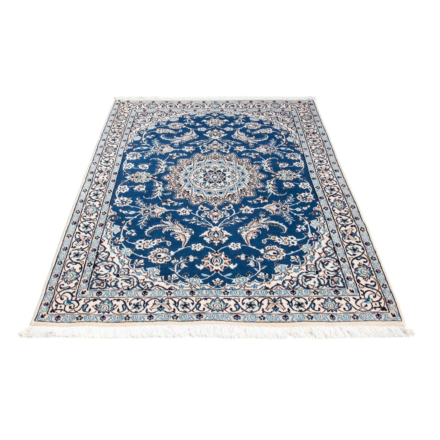 Persisk tæppe - Nain - Royal - 172 x 115 cm - blå