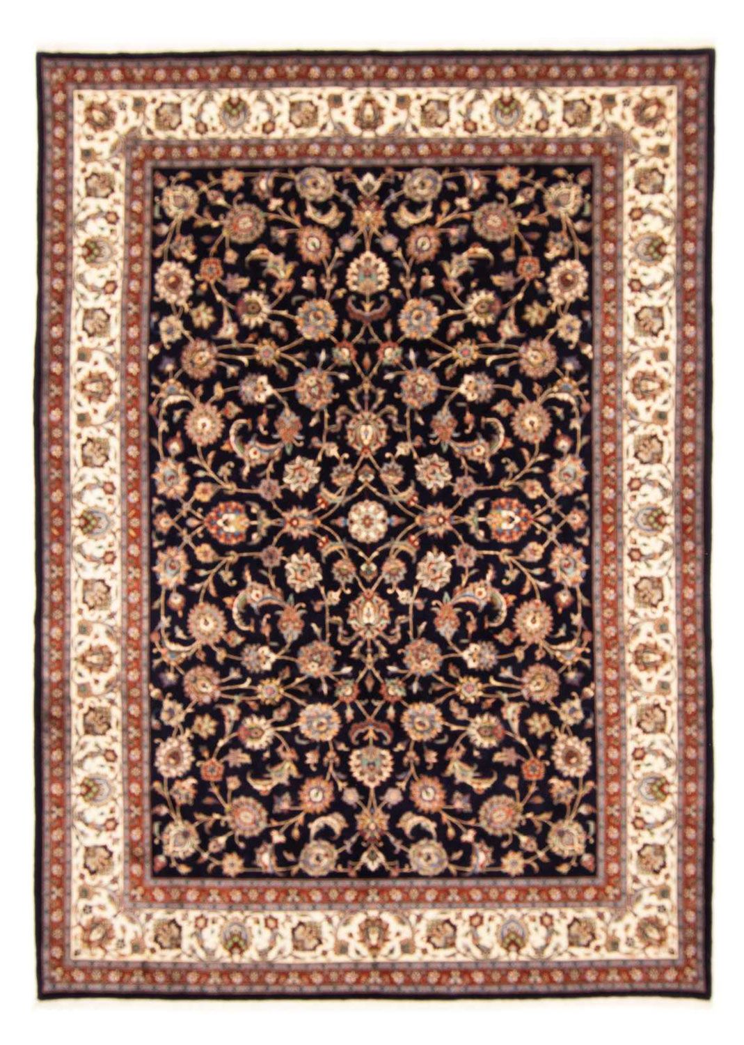 Persisk tæppe - Classic - 339 x 247 cm - mørkeblå