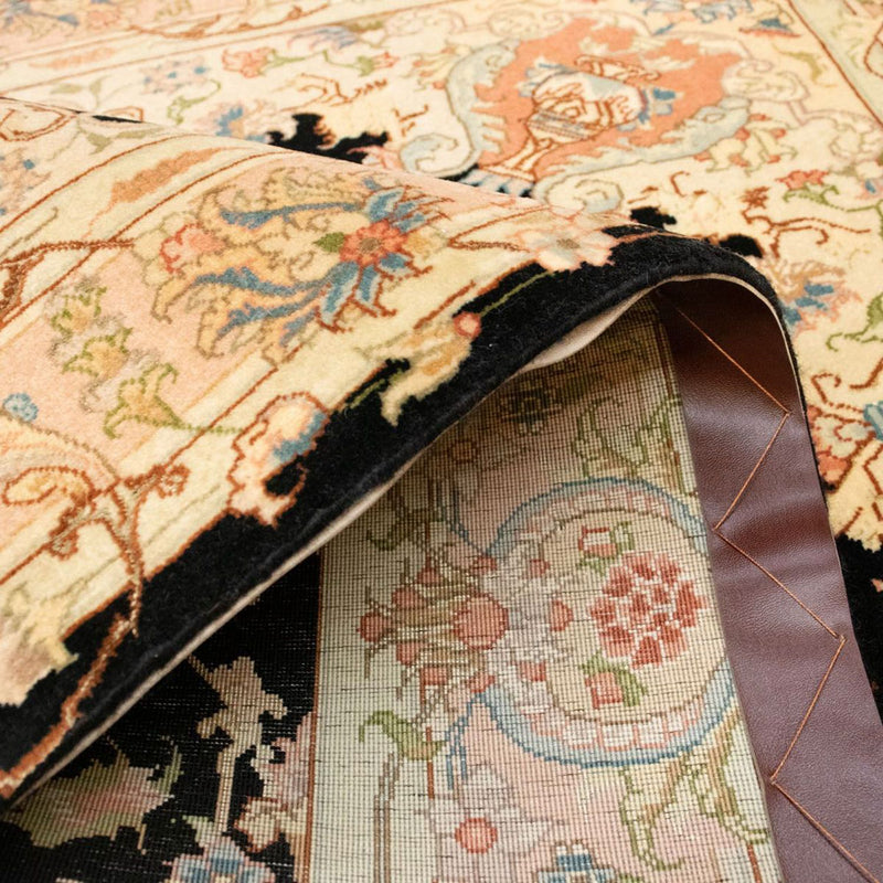 Persisk tæppe - Tabriz - Royal - 156 x 98 cm - sort