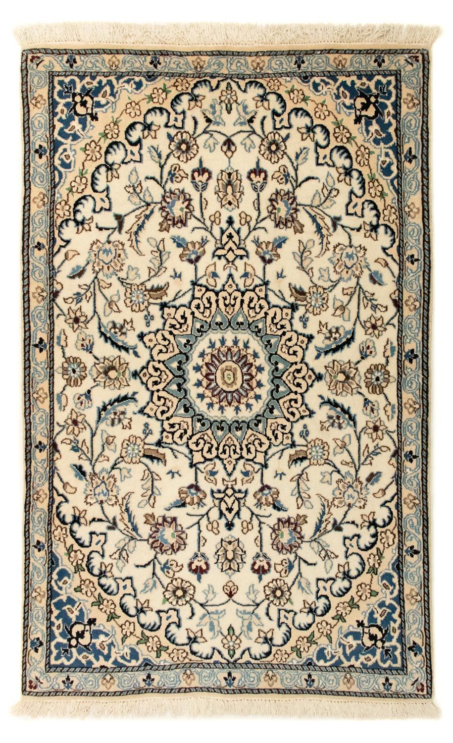 Persisk tæppe - Nain - Royal - 136 x 85 cm - beige