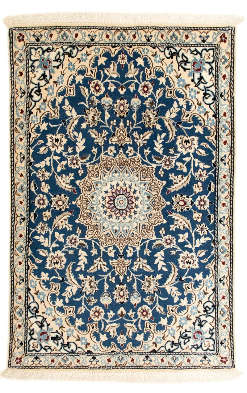 Persisk tæppe - Nain - Royal - 133 x 85 cm - blå