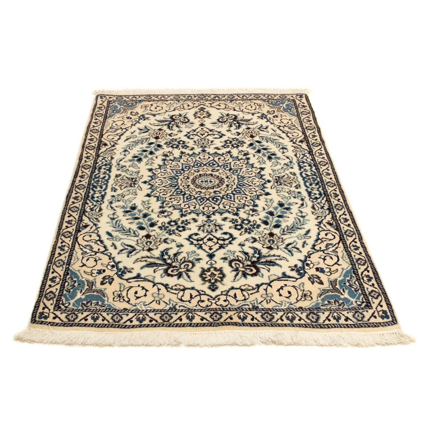 Persisk tæppe - Nain - Royal - 131 x 87 cm - beige