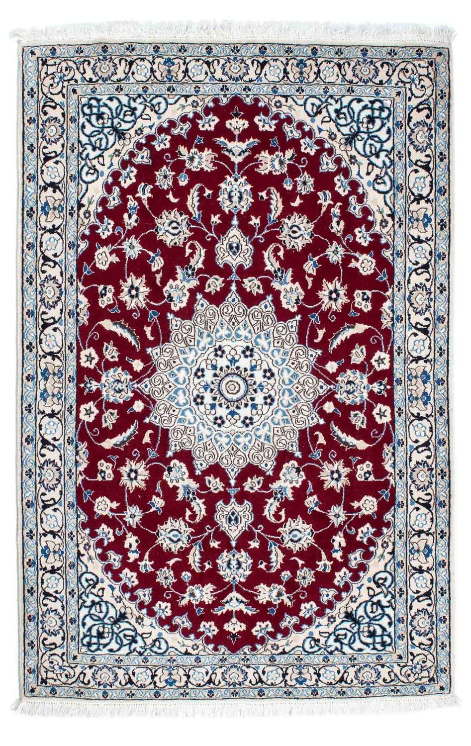 Persisk tæppe - Nain - Royal - 169 x 110 cm - mørkerød