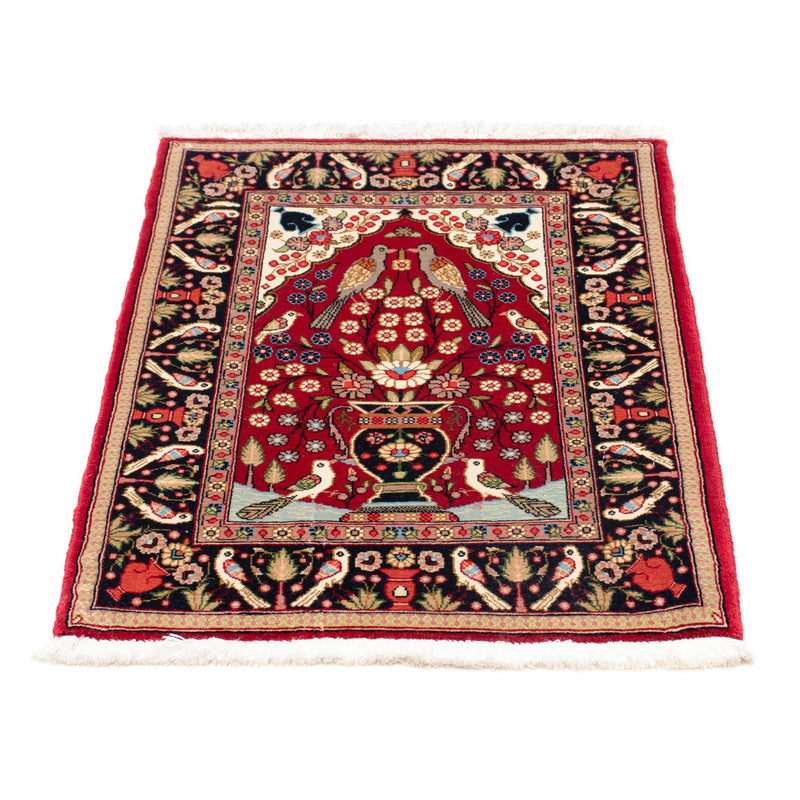 Persisk tæppe - Classic - 80 x 55 cm - mørkerød