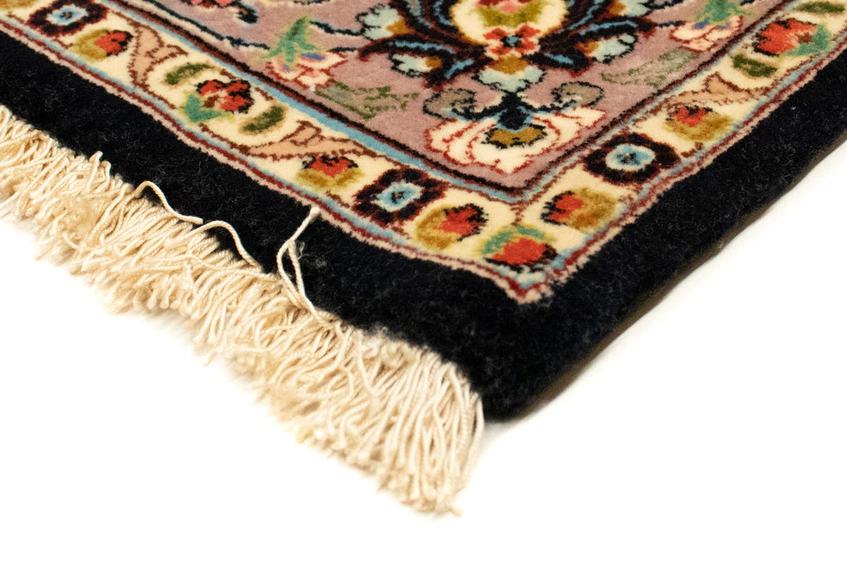 Persisk tæppe - Ghom - 156 x 102 cm - sort