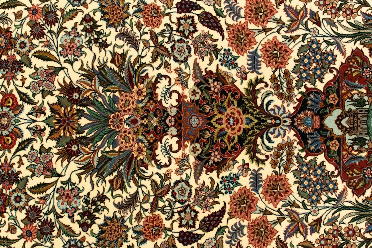 Persisk tæppe - Ghom - 145 x 102 cm - beige