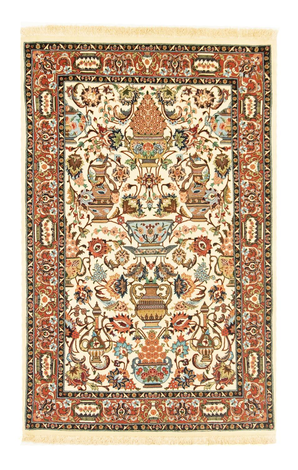 Persisk tæppe - Ghom - 160 x 102 cm - beige