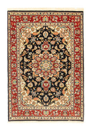 Persisk tæppe - Ghom - 147 x 101 cm - sort