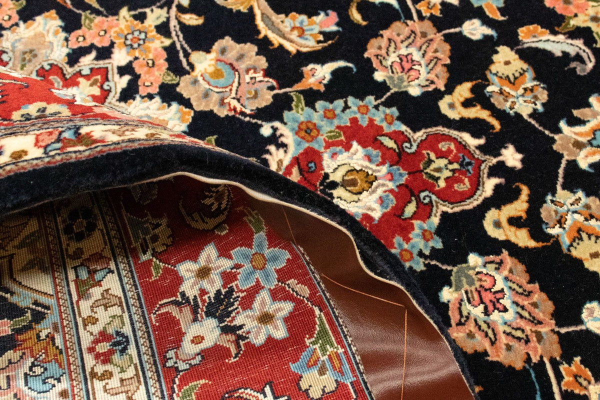 Persisk tæppe - Ghom - 147 x 101 cm - sort
