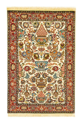 Persisk tæppe - Ghom - 152 x 101 cm - beige