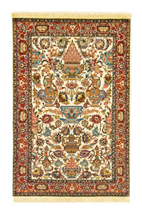 Persisk tæppe - Ghom - 152 x 101 cm - beige