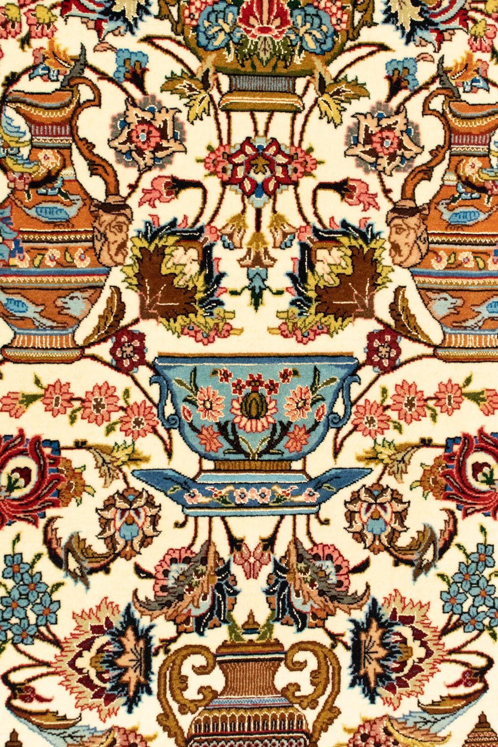Persisk tæppe - Ghom - 152 x 101 cm - beige