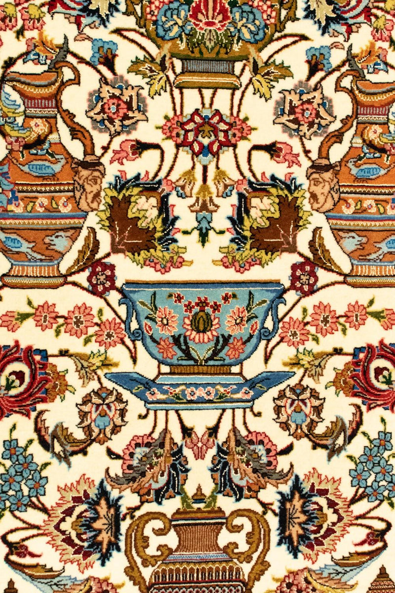 Persisk tæppe - Ghom - 152 x 101 cm - beige