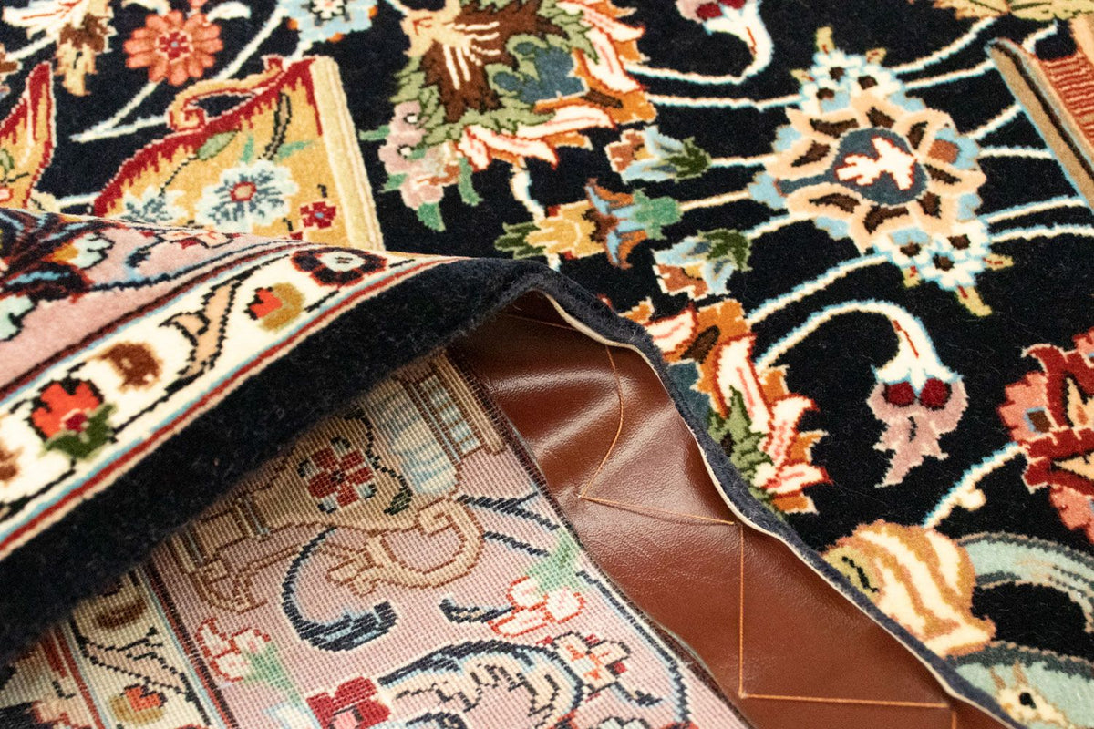 Persisk tæppe - Ghom - 157 x 102 cm - sort