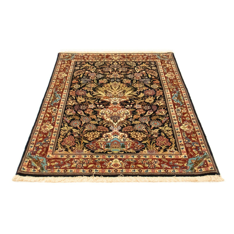 Persisk tæppe - Ghom - 154 x 103 cm - sort
