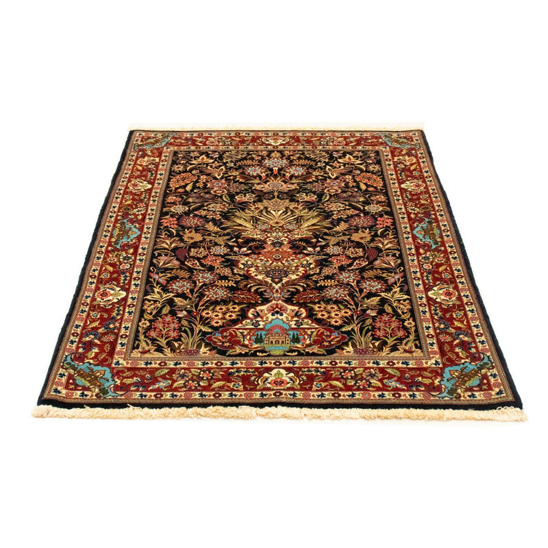 Persisk tæppe - Ghom - 156 x 102 cm - sort