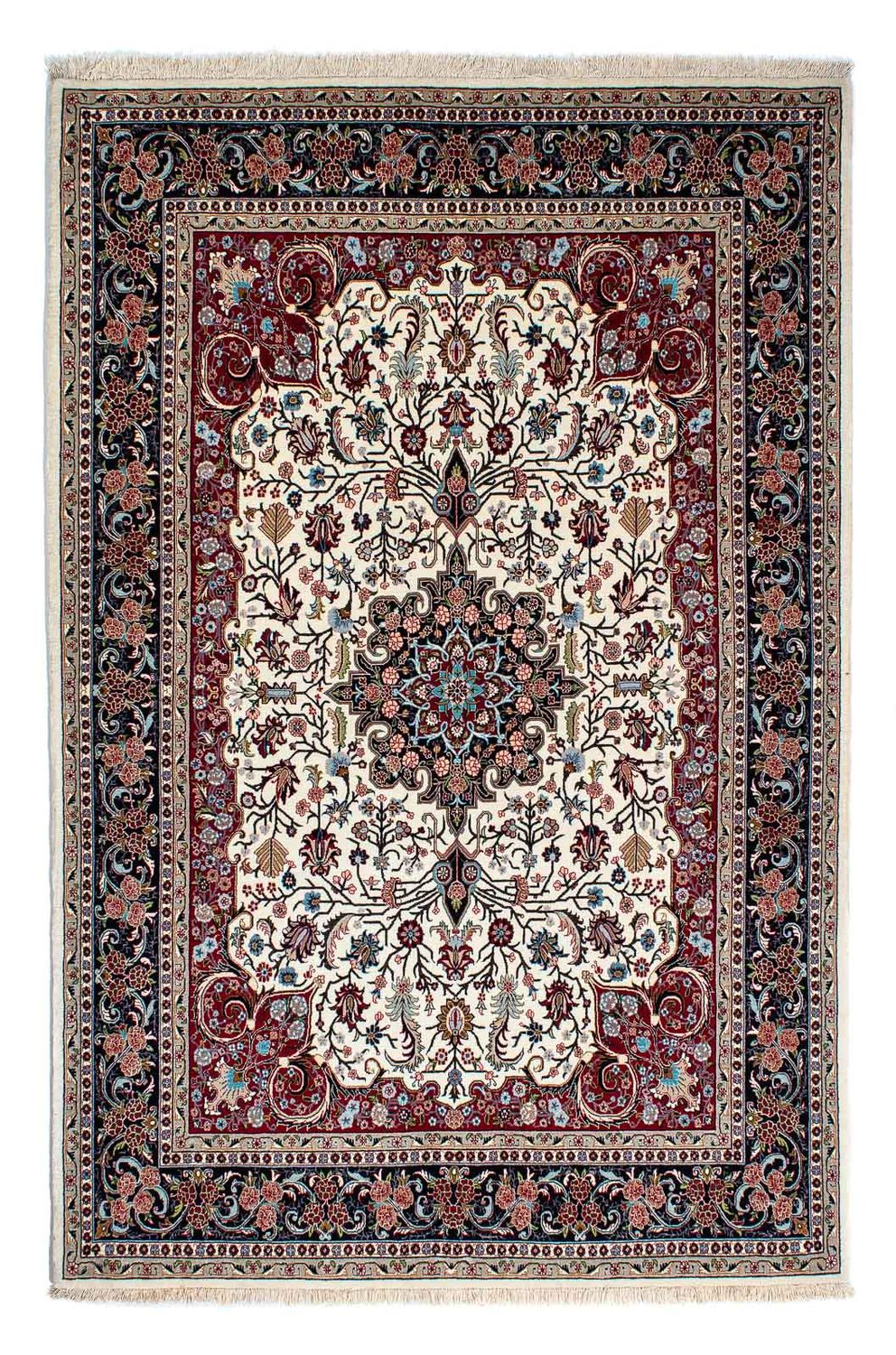 Persisk tæppe - Ghom - 210 x 139 cm - beige