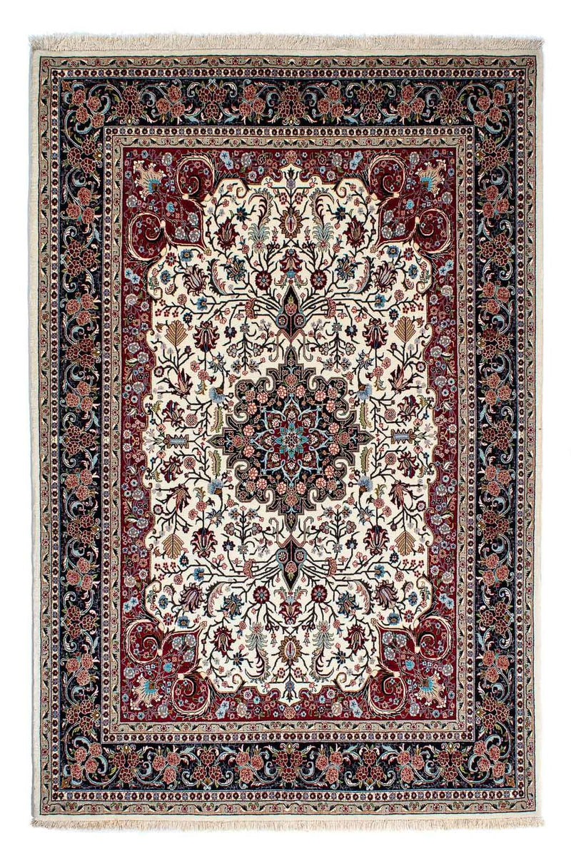 Persisk tæppe - Ghom - 210 x 139 cm - beige