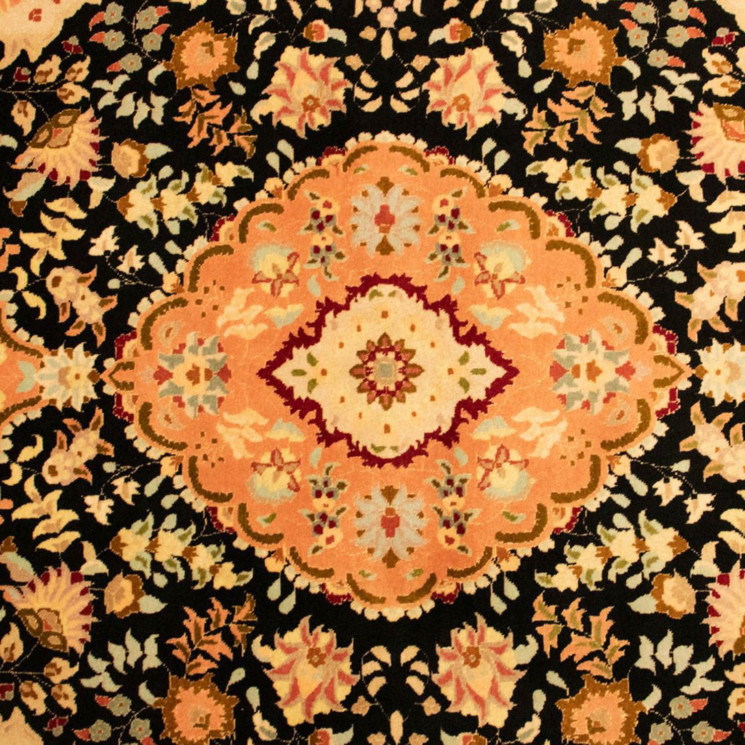 Persisk tæppe - Tabriz - Royal - 155 x 103 cm - sort