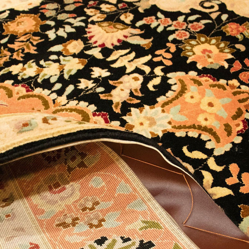 Persisk tæppe - Tabriz - Royal - 155 x 103 cm - sort
