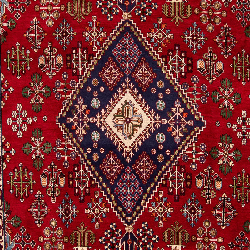Persisk tæppe - Nomadisk - 357 x 240 cm - mørkerød