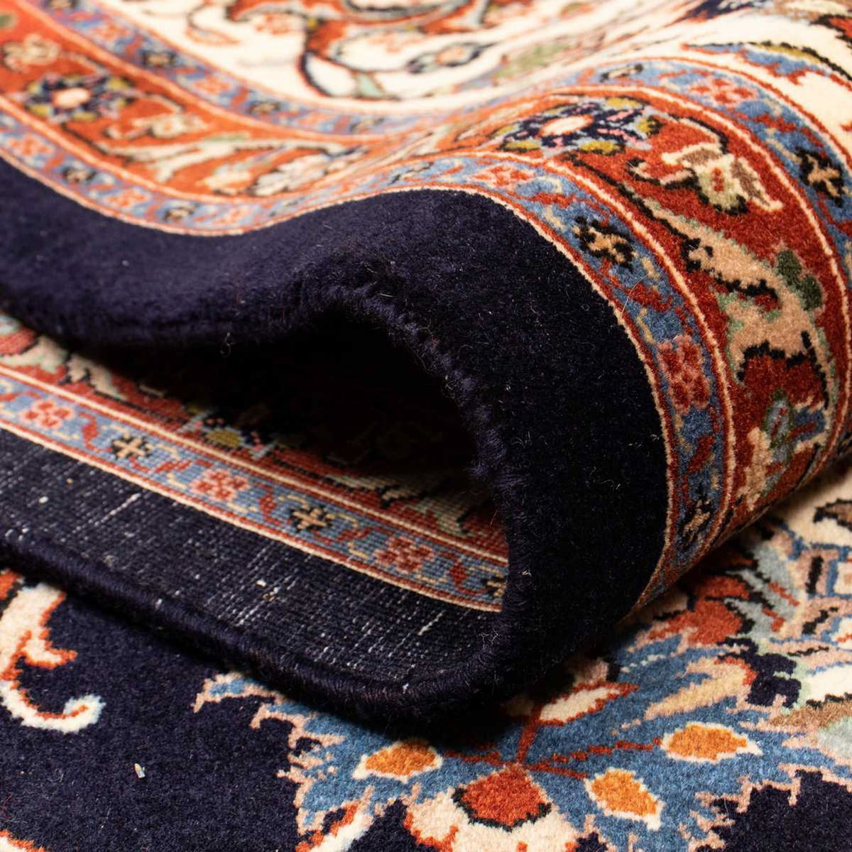Persisk tæppe - Classic - 342 x 249 cm - mørkeblå