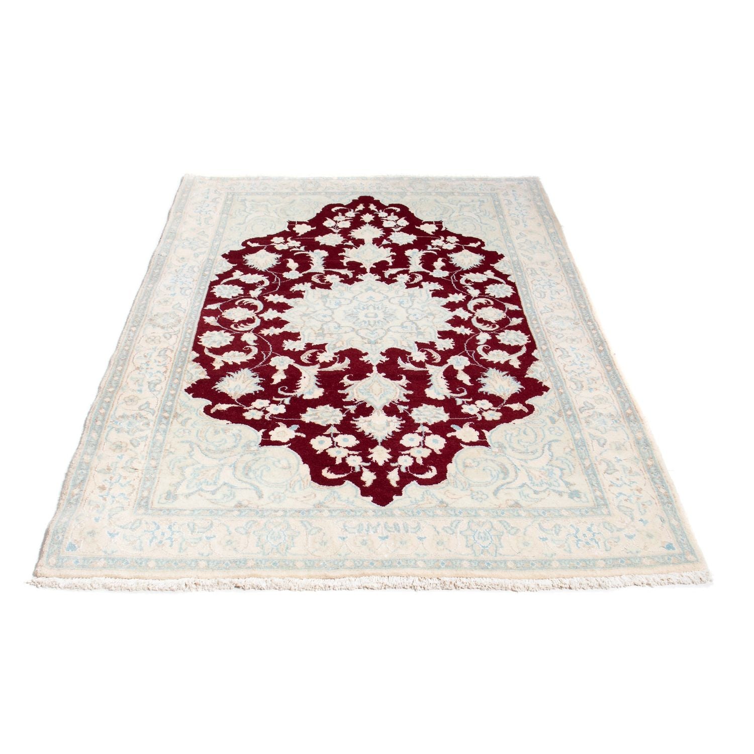 Persisk tæppe - Nain - Royal - 190 x 124 cm - beige
