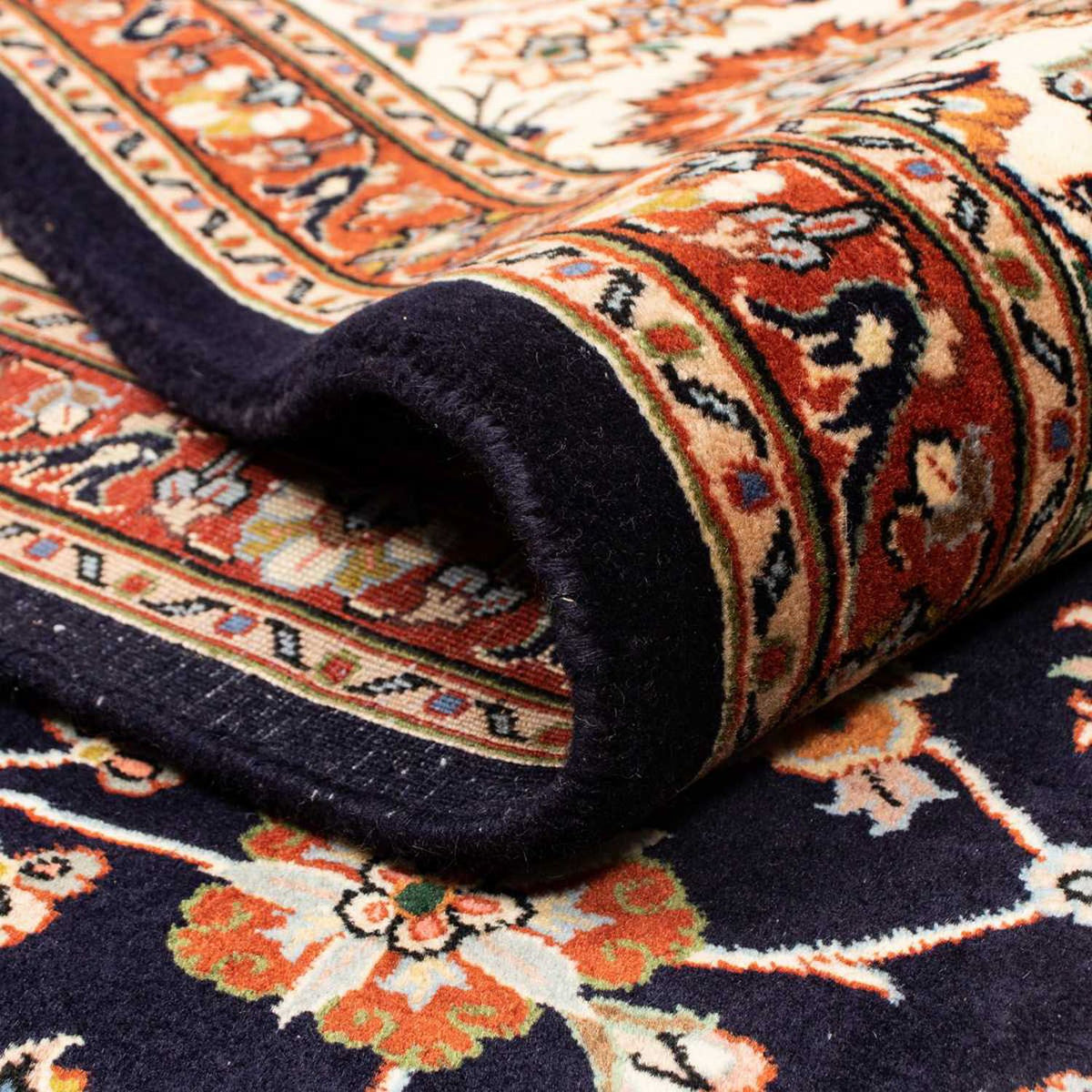 Persisk tæppe - Classic - 348 x 253 cm - mørkeblå