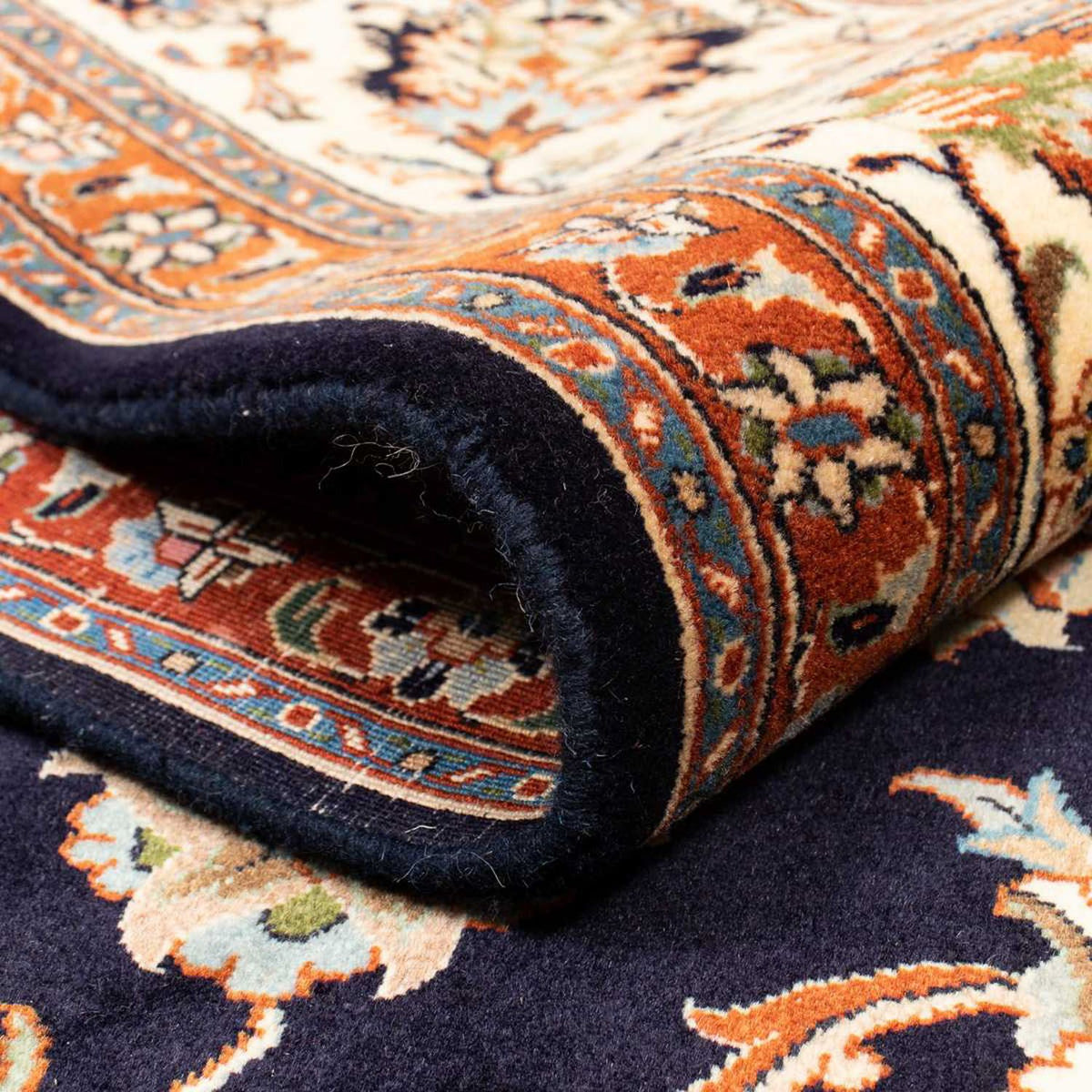 Persisk tæppe - Classic - 355 x 250 cm - mørkeblå