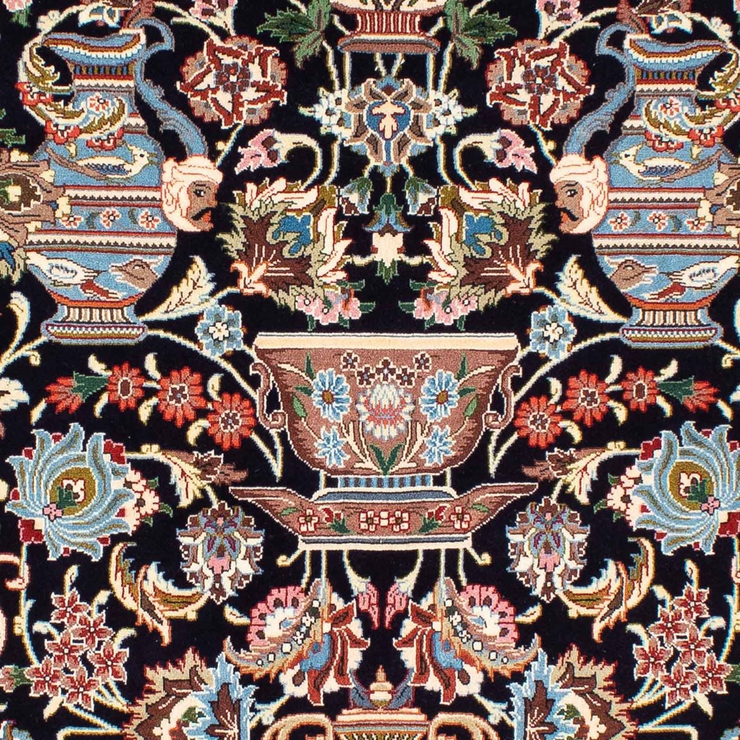 Persisk tæppe - Classic - 228 x 142 cm - mørkeblå