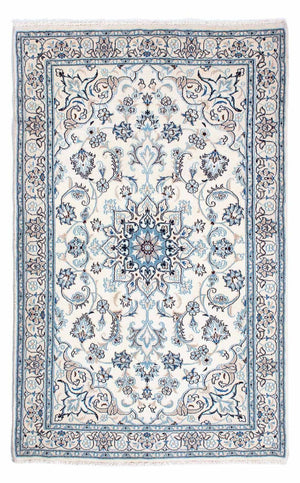 Persisk tæppe - Nain - 198 x 124 cm - beige