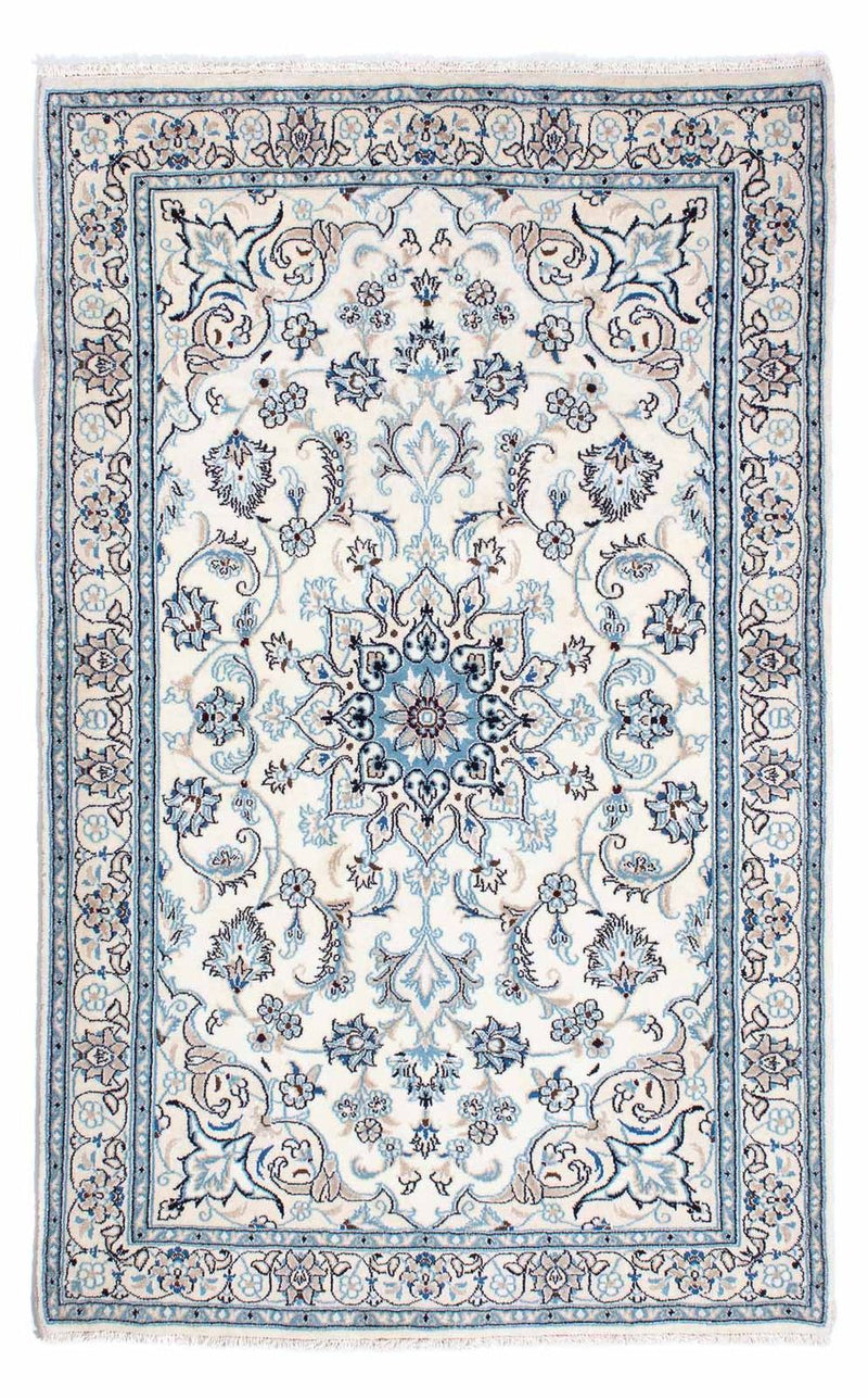 Persisk tæppe - Nain - 198 x 124 cm - beige