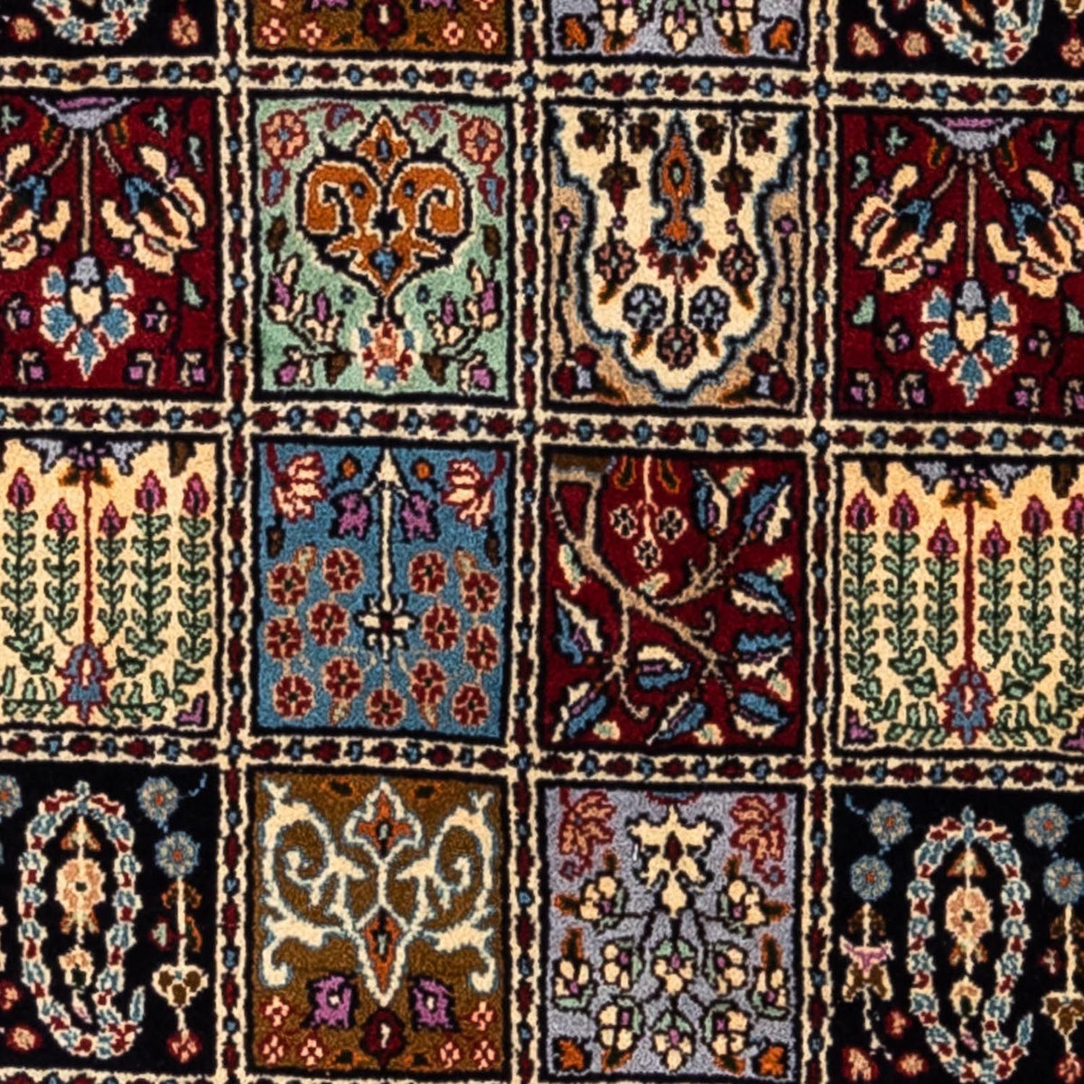 Persisk tæppe - Classic - 240 x 148 cm - mørkerød