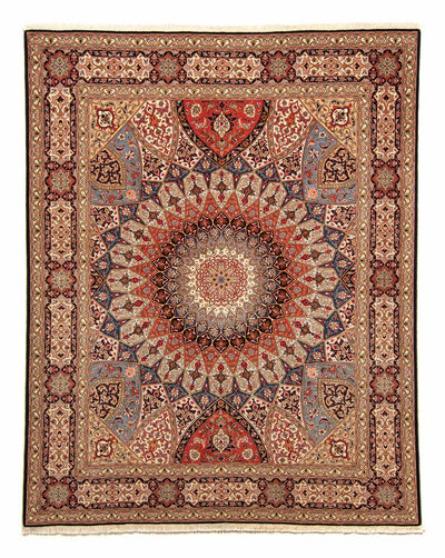 Tabriz - 50 Raj Tæppe 205x252cm - Persisk tæppe