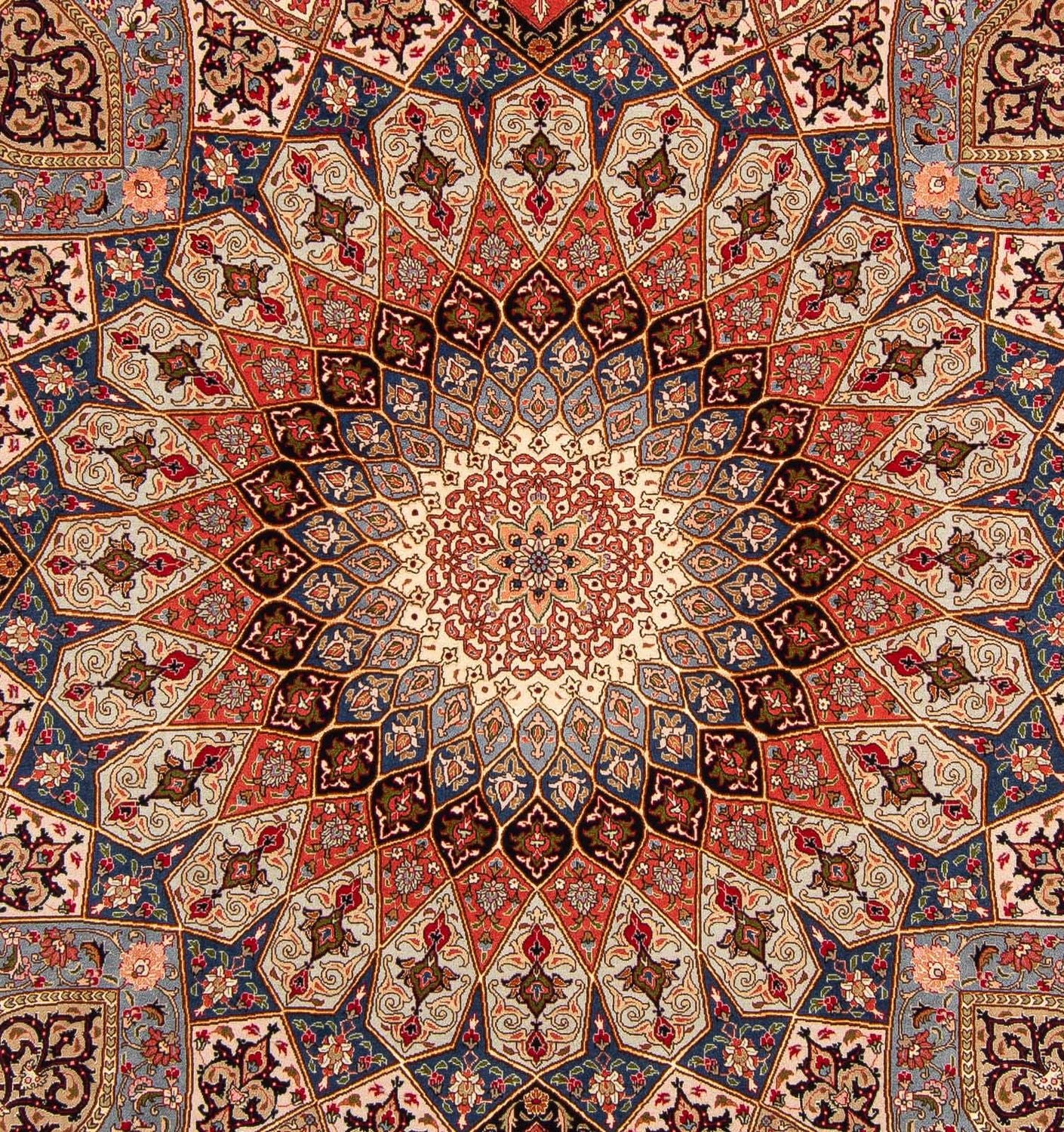 Persisk tæppe - Tabriz - Royal - 252 x 205 cm - flerfarvet