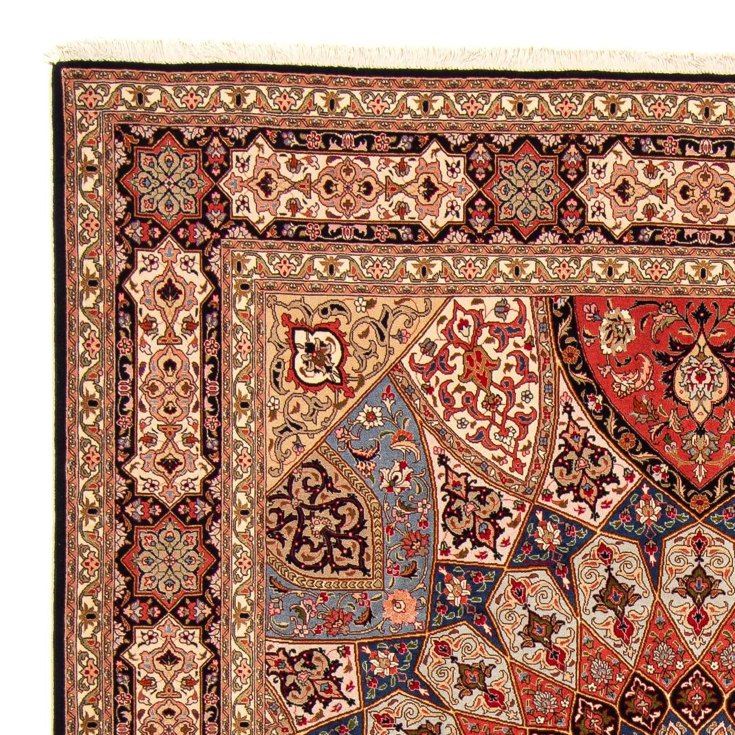 Persisk tæppe - Tabriz - Royal - 252 x 205 cm - flerfarvet