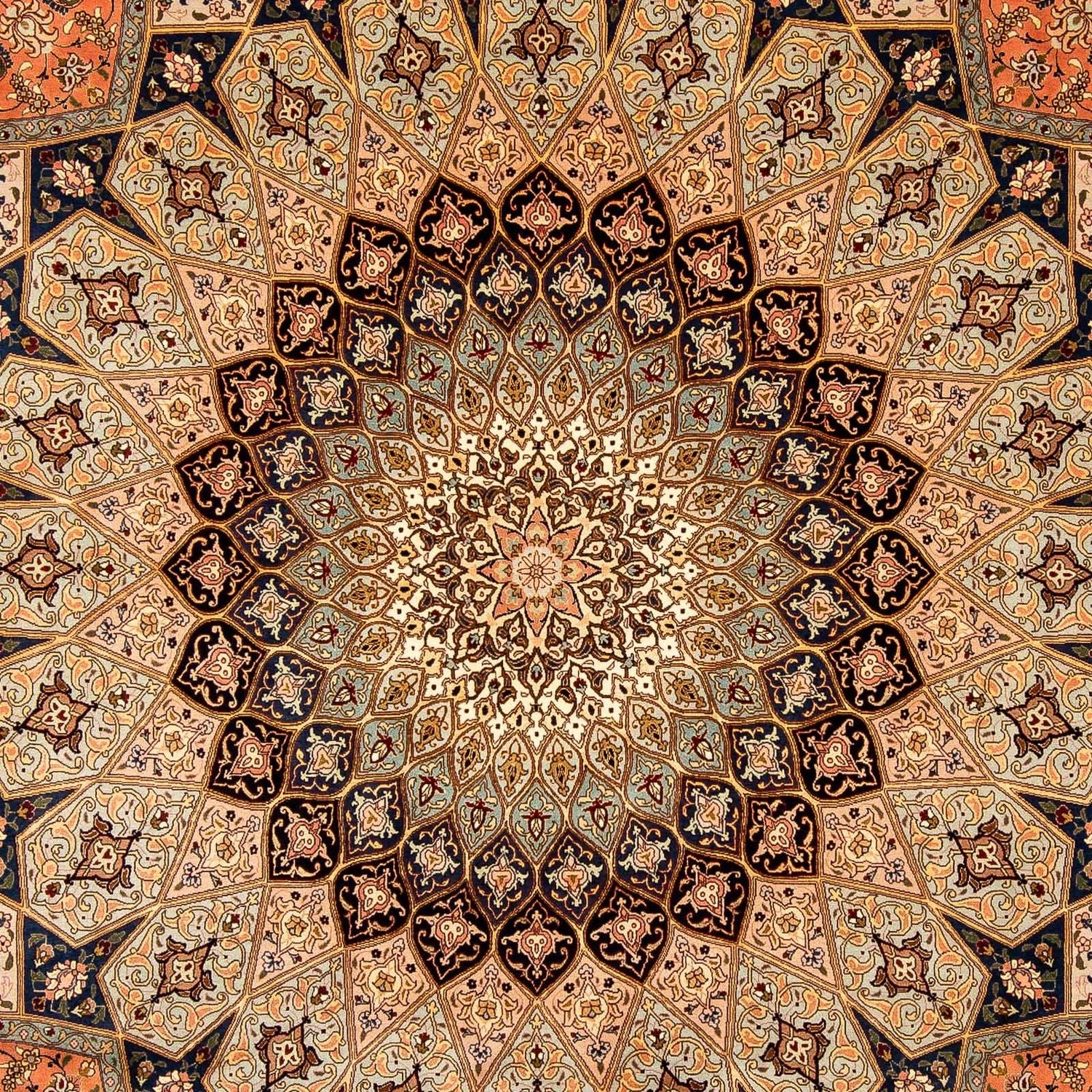 Persisk tæppe - Tabriz - Royal - 363 x 254 cm - flerfarvet