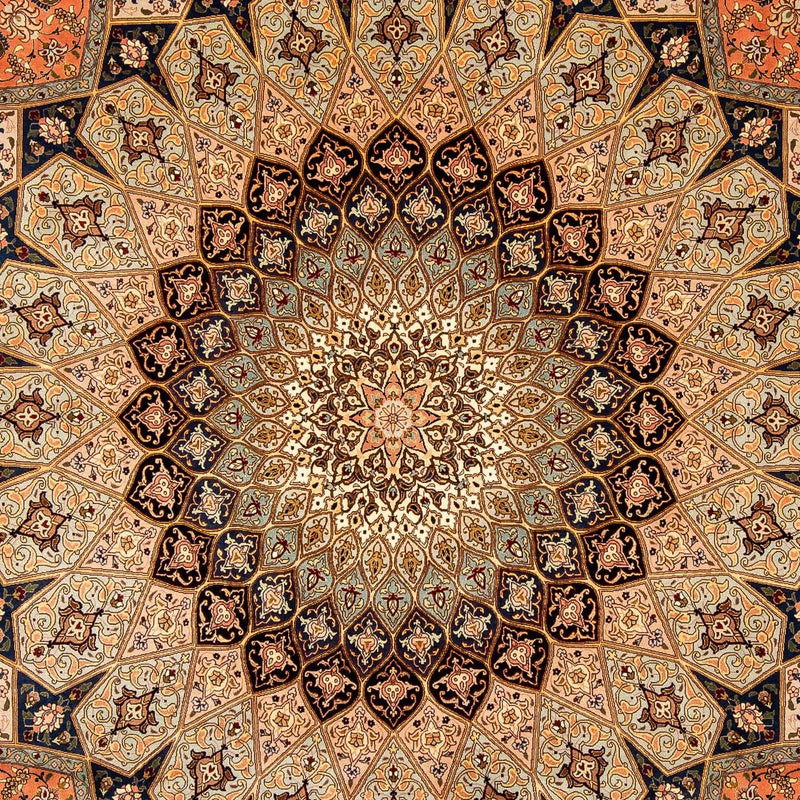 Persisk tæppe - Tabriz - Royal - 363 x 254 cm - flerfarvet