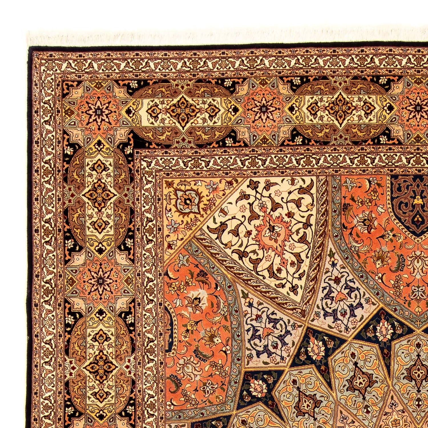 Persisk tæppe - Tabriz - Royal - 363 x 254 cm - flerfarvet