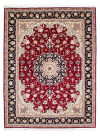 Persisk tæppe - Tabriz - Royal - 236 x 178 cm - mørkerød