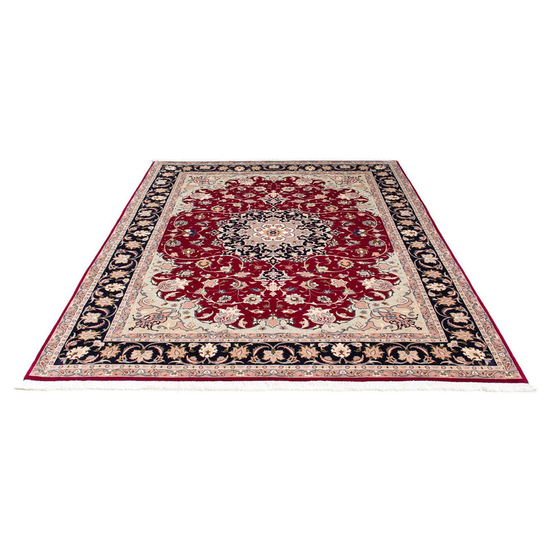 Persisk tæppe - Tabriz - Royal - 236 x 178 cm - mørkerød