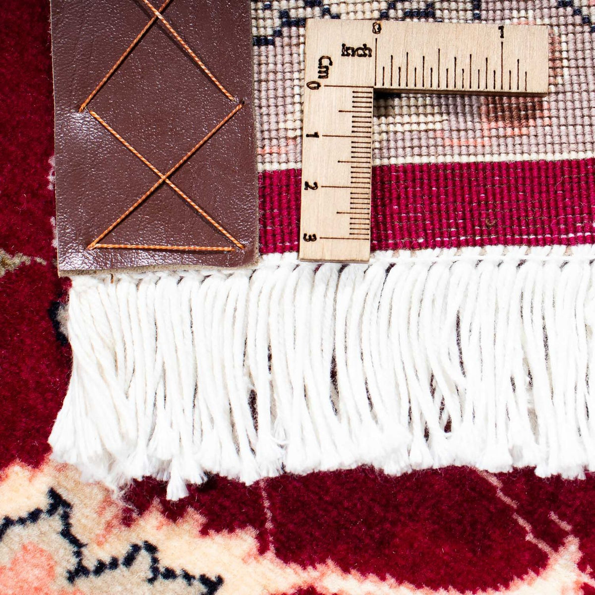 Persisk tæppe - Tabriz - Royal - 236 x 178 cm - mørkerød