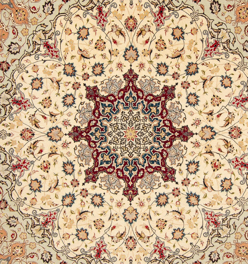 Persisk tæppe - Tabriz - Royal firkantet  - 258 x 252 cm - beige