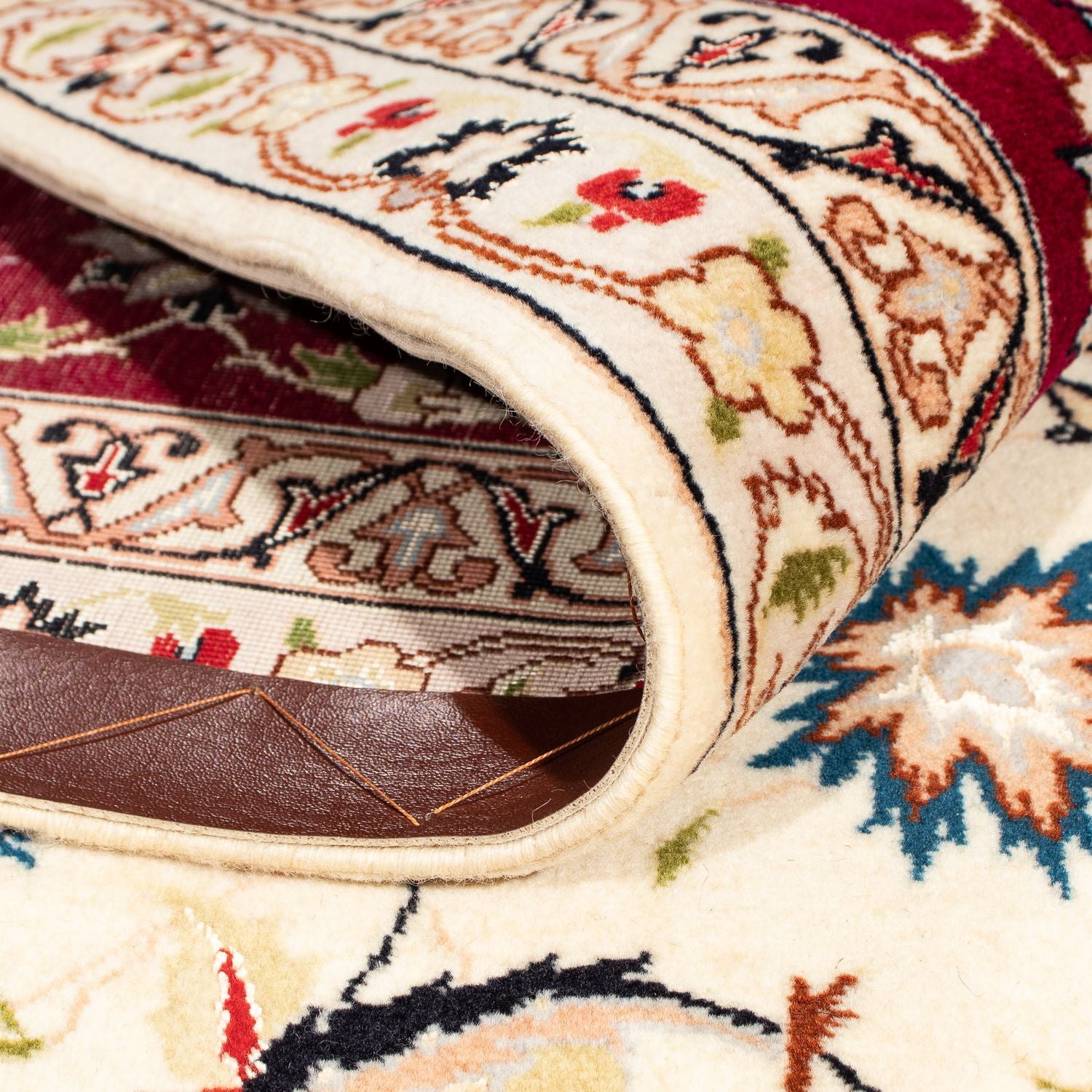 Persisk tæppe - Tabriz - Royal firkantet  - 258 x 252 cm - beige