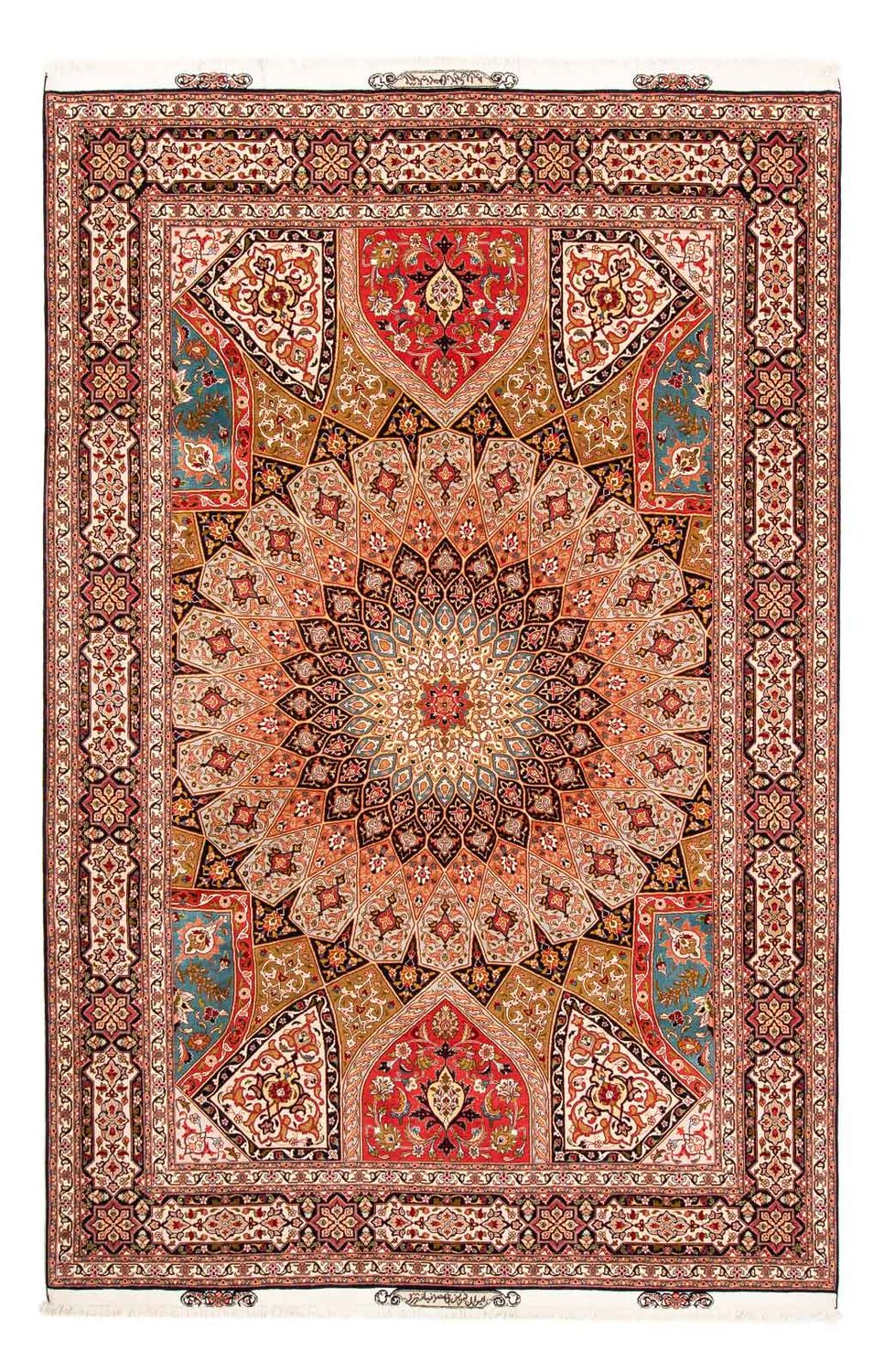 Persisk tæppe - Tabriz - Royal - 307 x 204 cm - flerfarvet