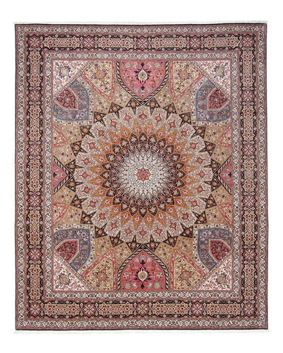 Tabriz - 50 Raj Tæppe 254x302cm - Persisk tæppe