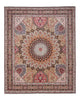 Tabriz - 50 Raj Tæppe 302x254cm - Persisk tæppe