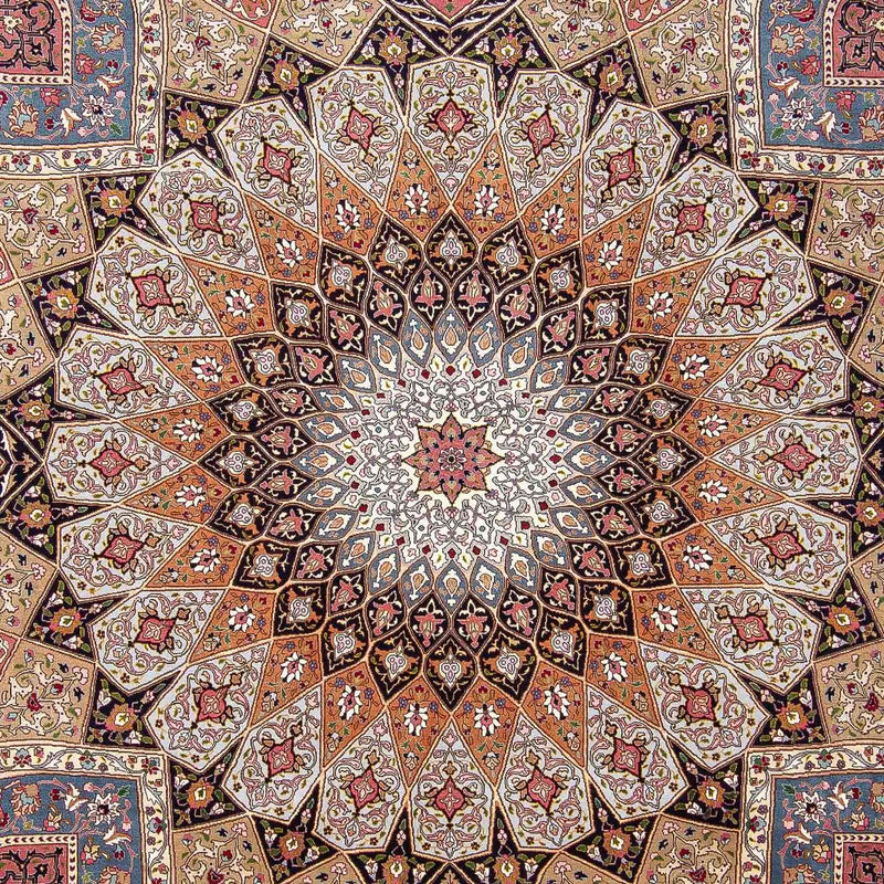 Persisk tæppe - Tabriz - Royal - 302 x 254 cm - flerfarvet