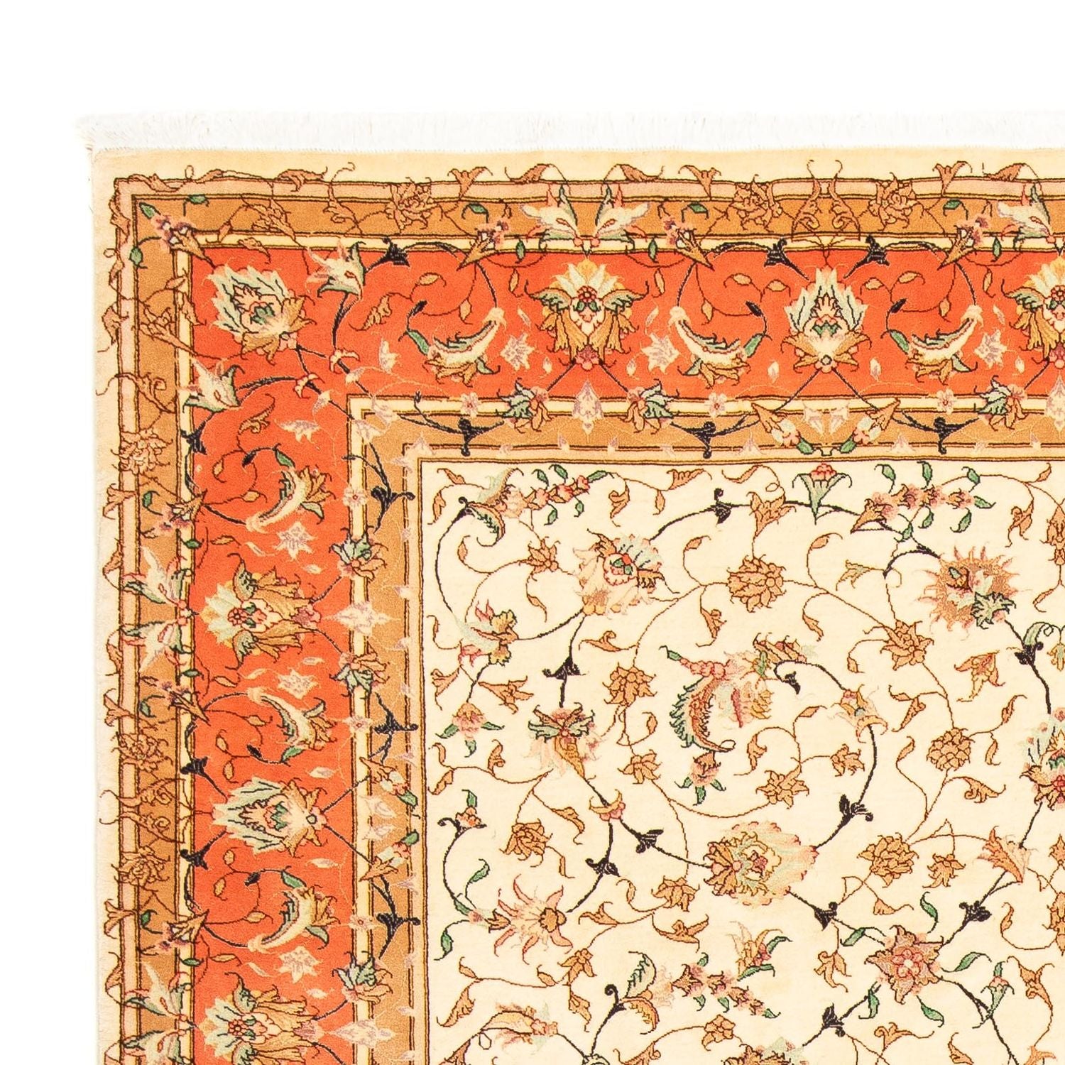 Persisk tæppe - Tabriz - Royal - 281 x 201 cm - beige